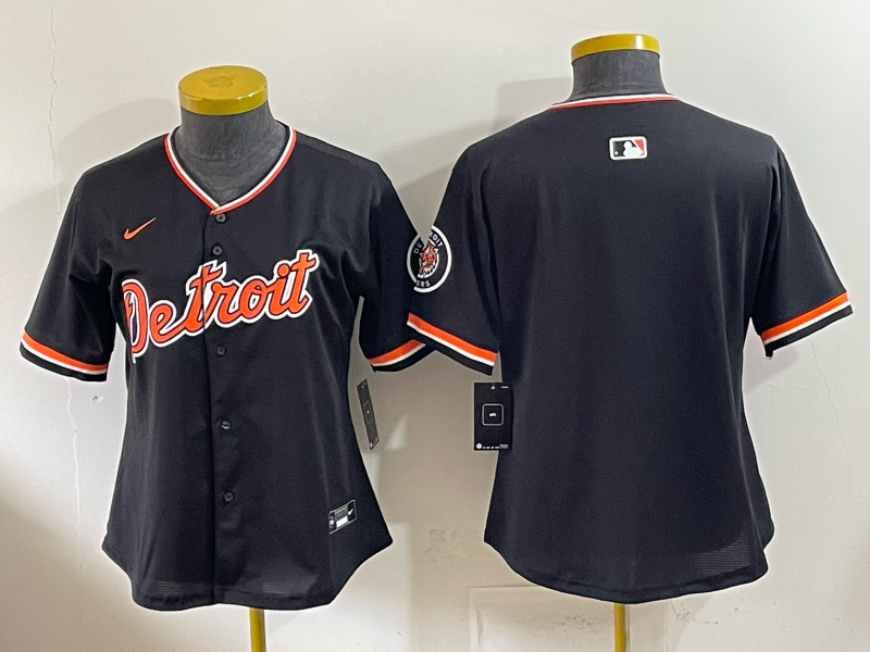 youth Detroit Tigers blank black Nike 2026 MLB Jersey 0408001